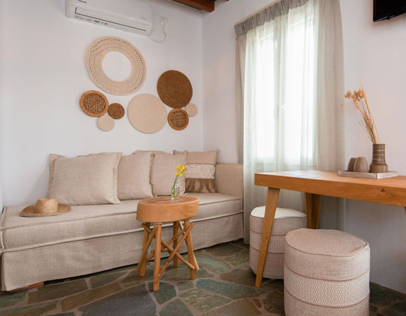 Εσωτερικό διαμερίσματος στο Thymari villas